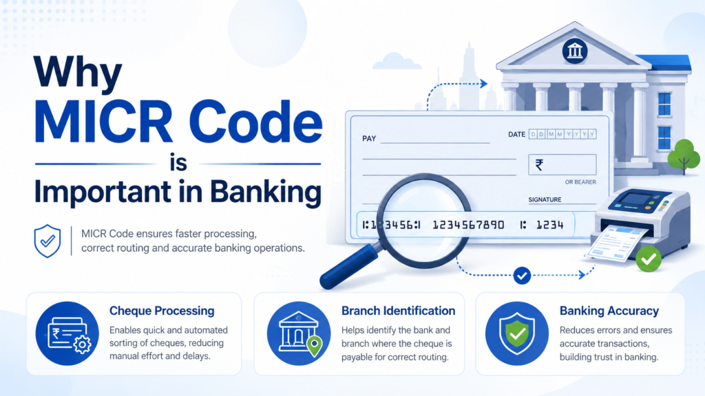 Why MICR code is important in banking